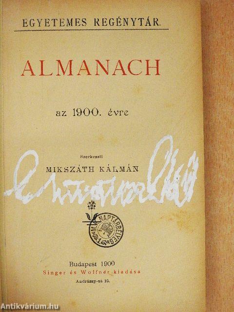 Almanach az 1900. évre