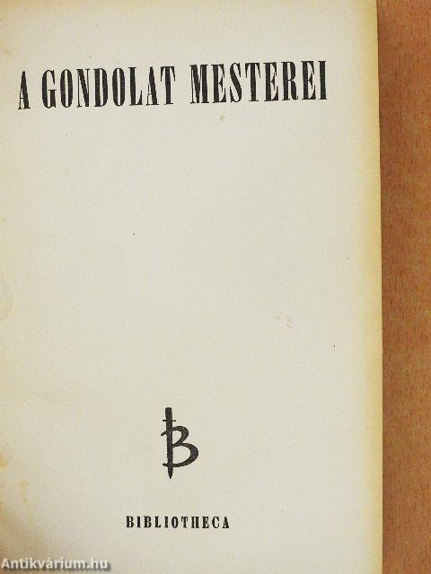 A gondolat mesterei