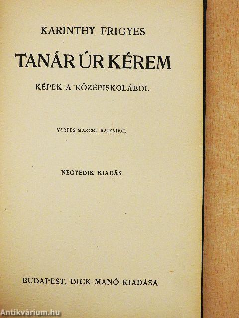 Tanár úr kérem