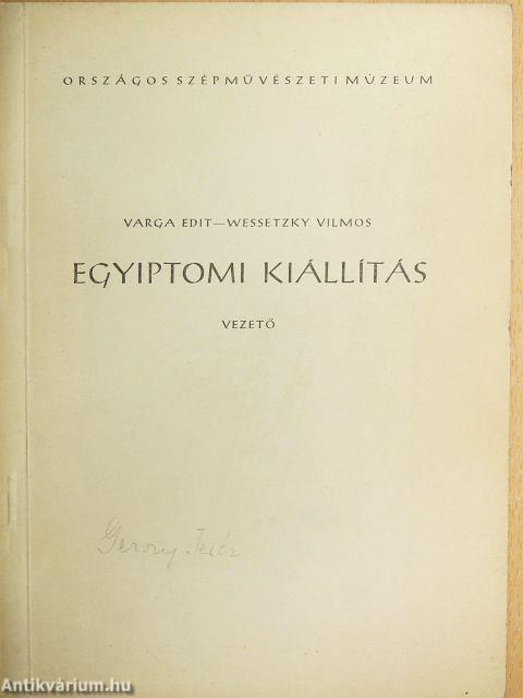 Egyiptomi kiállítás