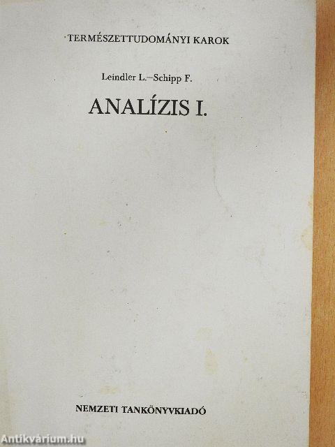 Analízis I.