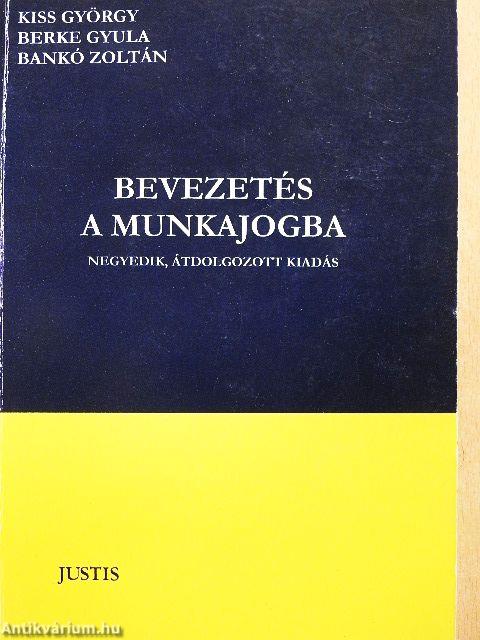 Bevezetés a munkajogba