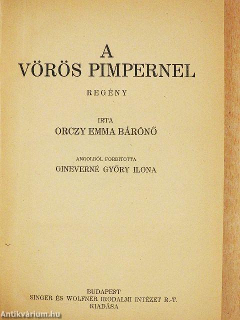 A Vörös Pimpernel