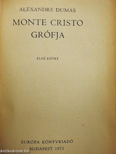 Monte Cristo grófja 1-3.