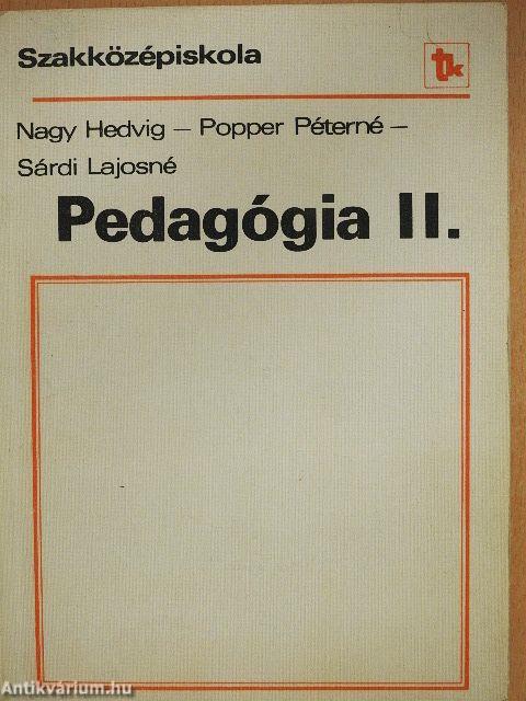 Pedagógia II.