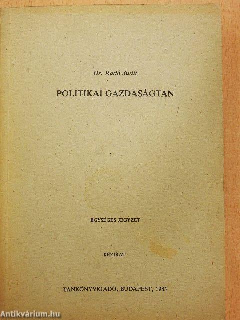 Politikai gazdaságtan