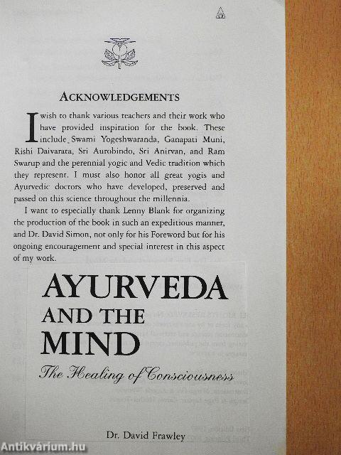 Ayurveda and the Mind