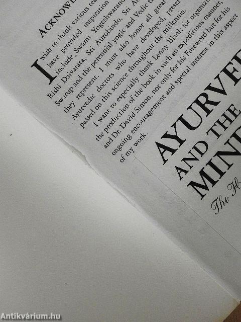 Ayurveda and the Mind
