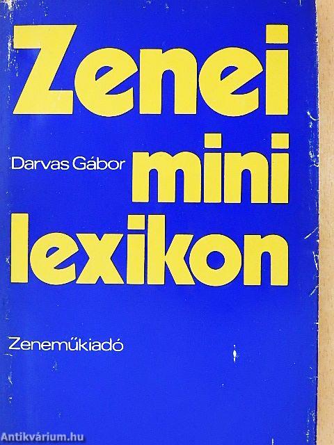 Zenei minilexikon