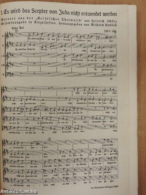 Geistliche Chormusik 1-29.