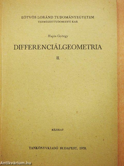 Differenciálgeometria II.