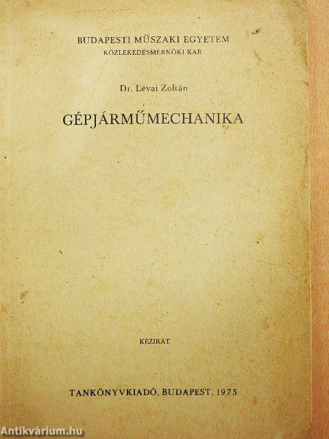 Gépjárműmechanika