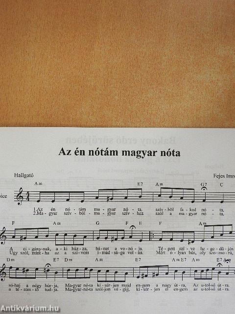 Nótáskedvű volt az apám