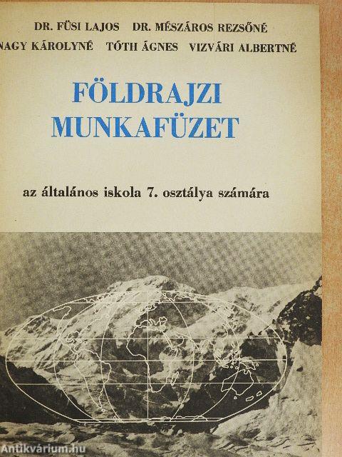 Földrajzi munkafüzet 7.