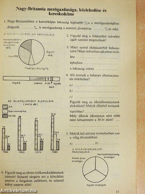 Földrajzi munkafüzet 7.