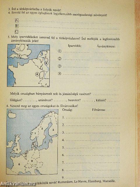 Földrajzi munkafüzet 7.