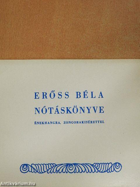 Erőss Béla nótáskönyve