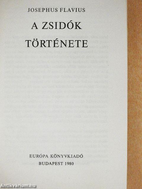 A zsidók története