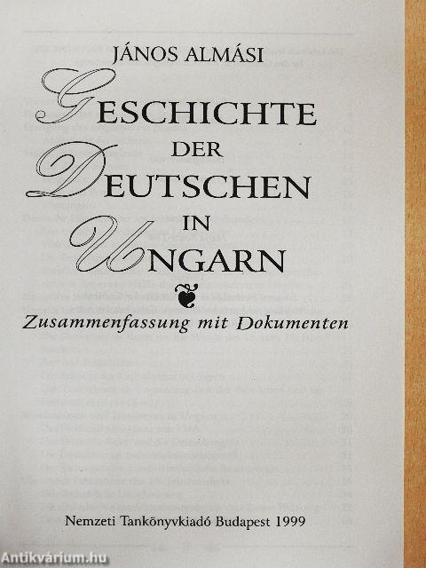 Geschichte der Deutschen in Ungarn