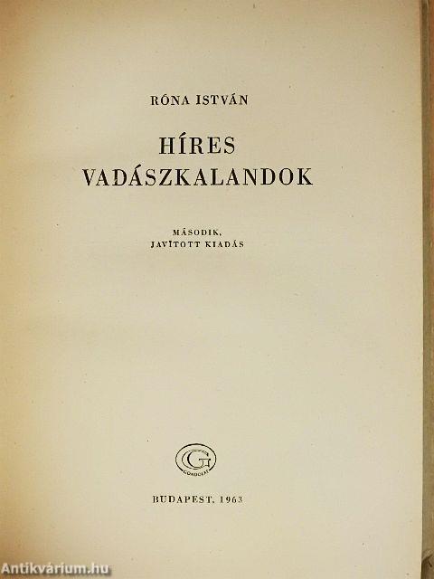 Híres vadászkalandok