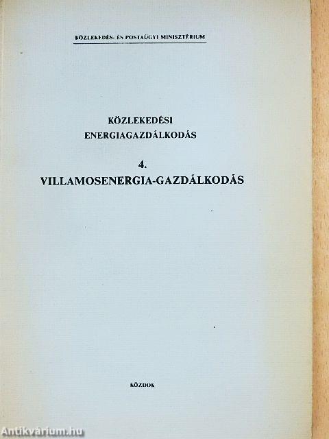 Közlekedési energiagazdálkodás 4.