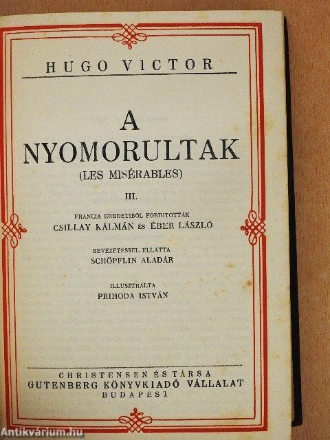 A nyomorultak I-VIII.