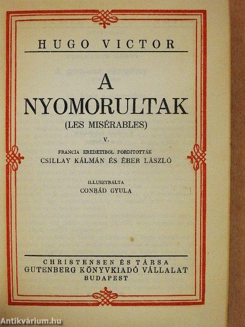 A nyomorultak I-VIII.