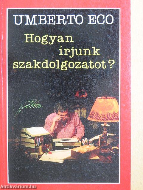 Hogyan írjunk szakdolgozatot?