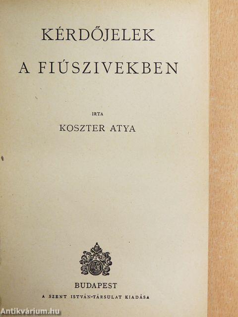 Kérdőjelek a fiúszivekben