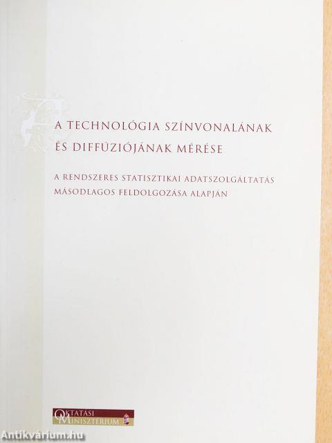 A technológia színvonalának és diffúziójának mérése