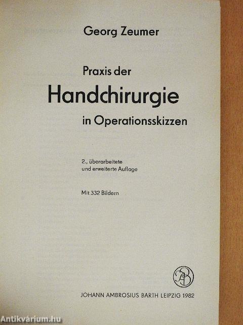Praxis der Handchirurgie
