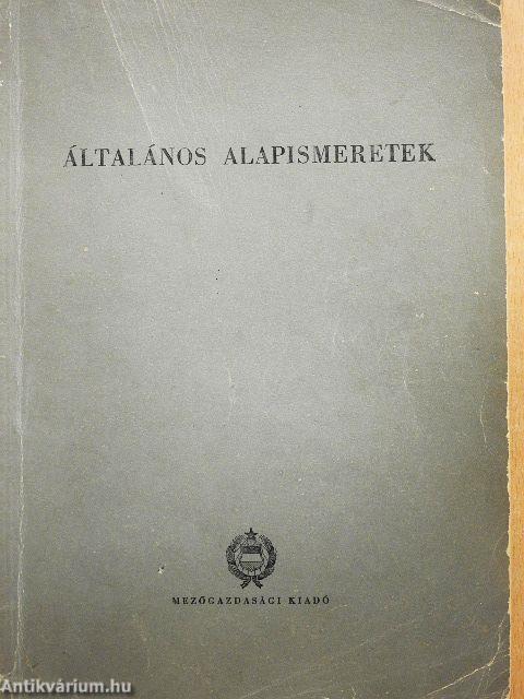 Általános alapismeretek