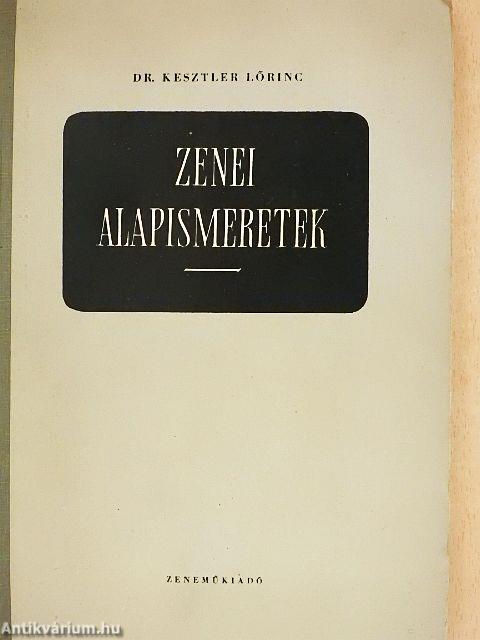 Zenei alapismeretek