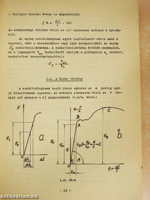 Szilárdságtan I.
