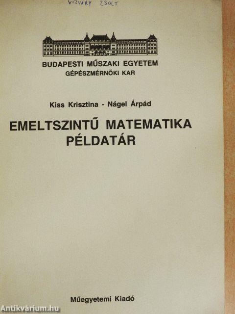 Emeltszintű matematika példatár