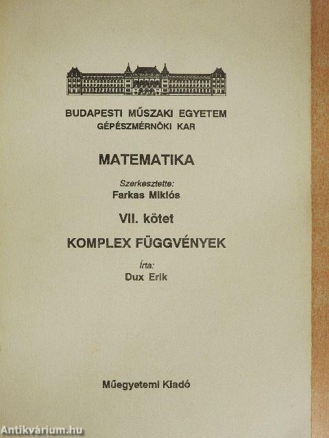 Matematika VII.