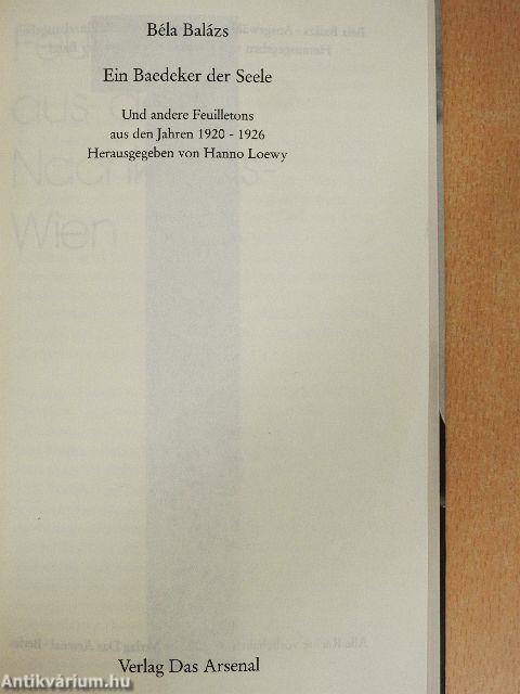 Ein Baedeker der Seele