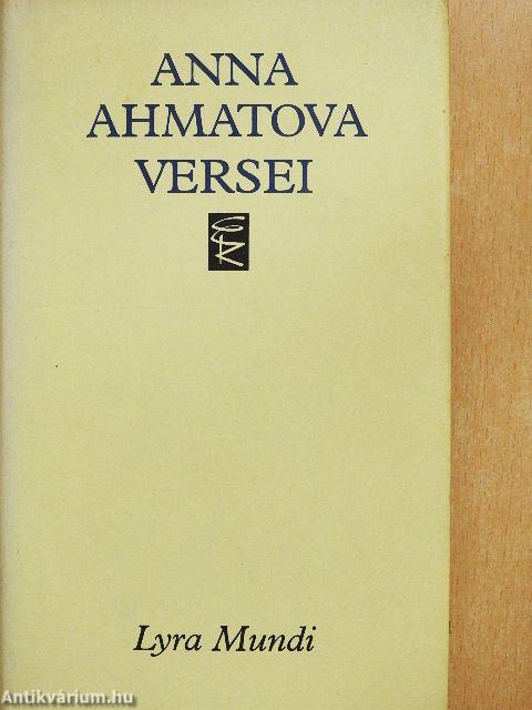 Anna Ahmatova versei