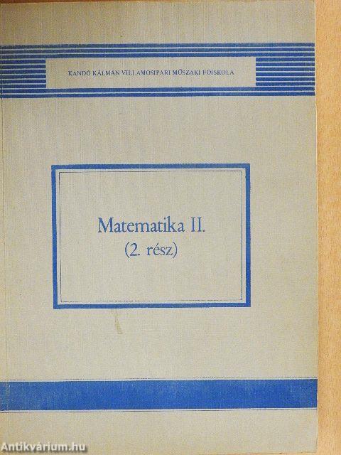 Matematika II./2.