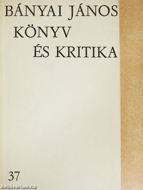Könyv és kritika