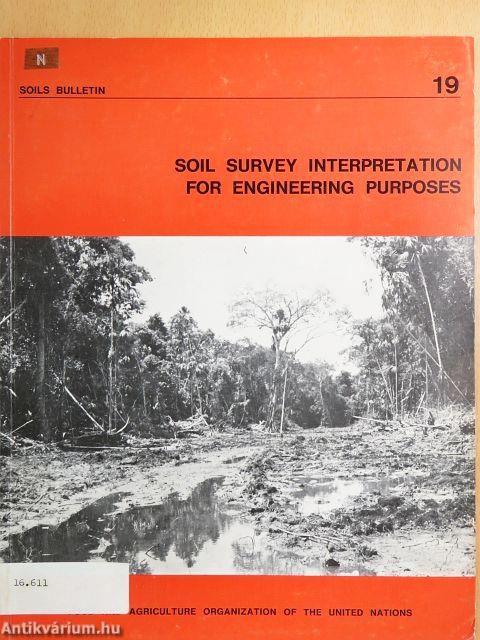 Soil Survey Interpretation for Engineering Purposes
