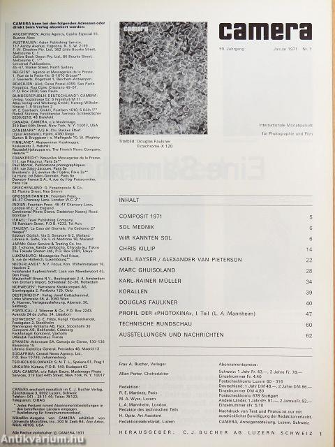 Camera Januar-Dezember 1971