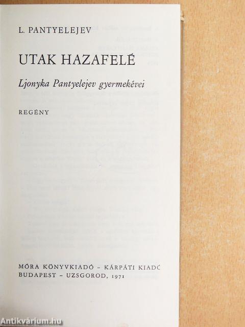 Utak hazafelé