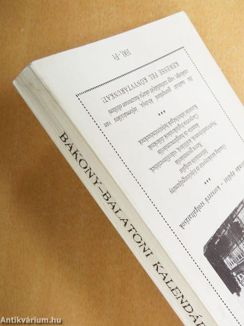 Bakony-Balatoni Kalendárium 1991