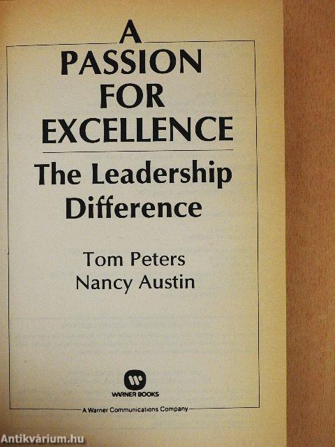 A Passion for Excellence