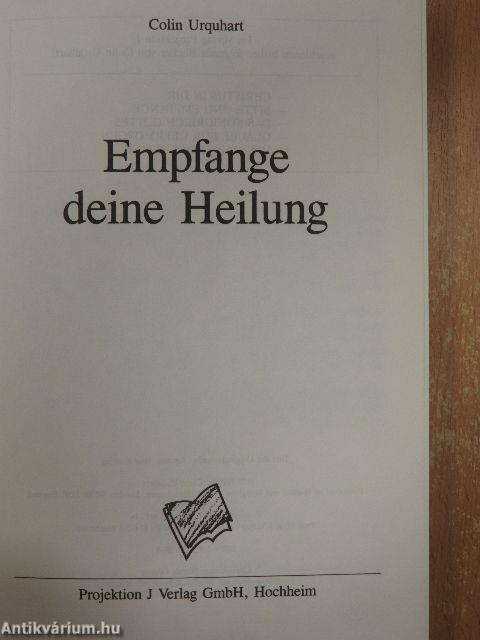 Empfange deine Heilung