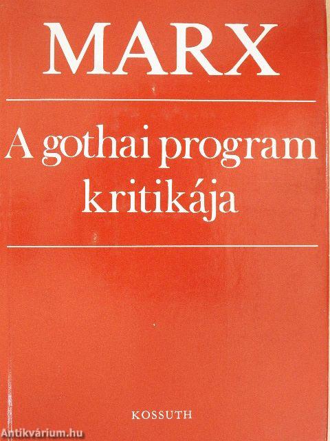 A gothai program kritikája