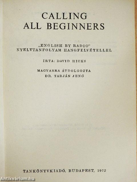Calling all beginners