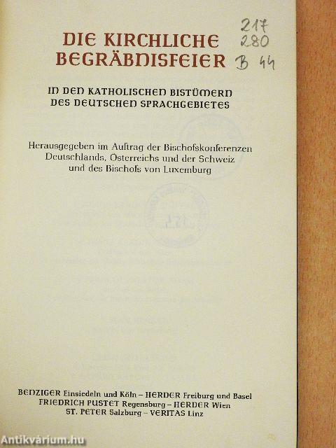Die Kirchliche Begräbnisfeier