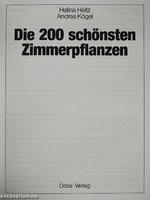 Die 200 schönsten Zimmerpflanzen